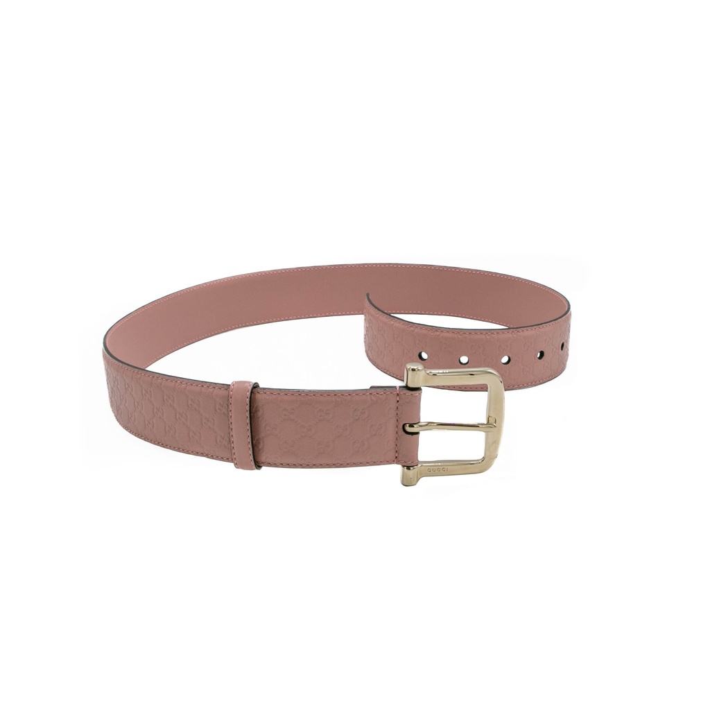 Gucci Microguccissima Pink Belt 281548 In Size 80 32 BrandVille